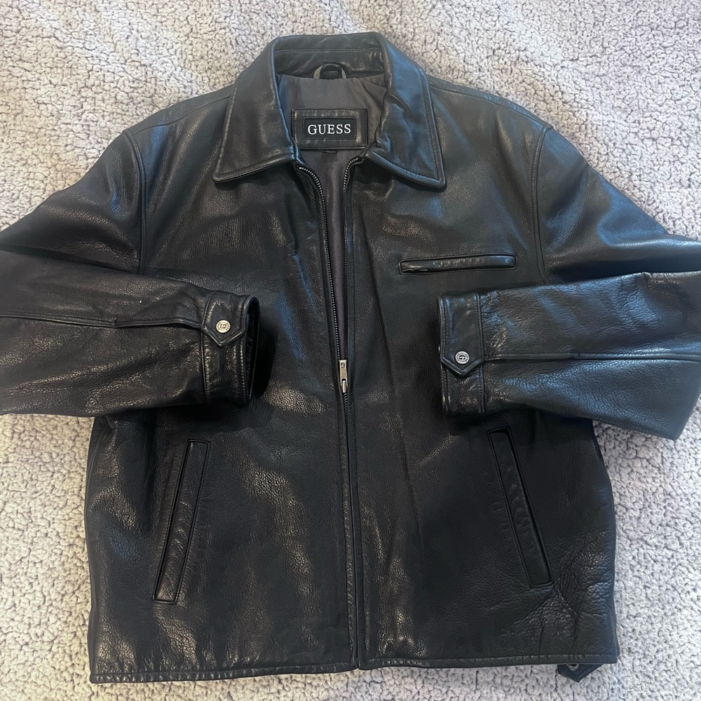 Guess leather jacket